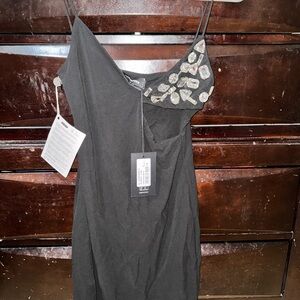 DSQUARED2 Black Dress with Embellishments